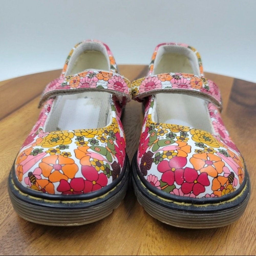 Doc Dr. Martens Tully Mod 70's Floral Mary Janes 9